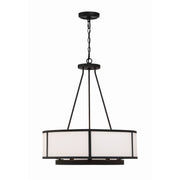Bryant 6 Light 24" Chandelier in Black Forged