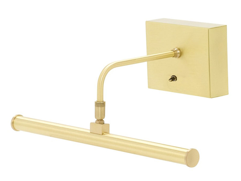 Slim-Line 12" Battery LED Picture Light in Satin Brass
