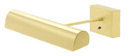 Classic Traditional 14" Battery LED Picture Light in Satin Brass