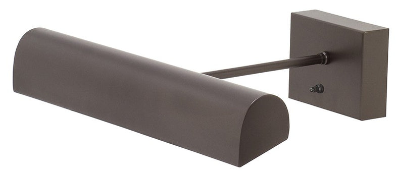 Classic Traditional 14" Battery LED Picture Light in Mahogany Bronze