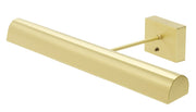 Classic Traditional 24" Battery LED Picture Light in Satin Brass