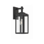 Byron 1 Light 5.25" Outdoor Sconce in Matte Black