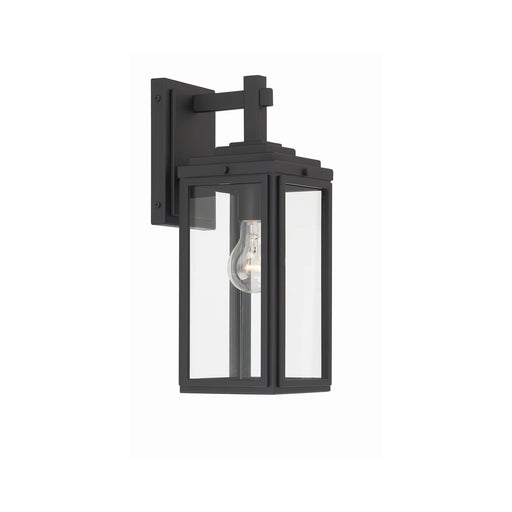 Byron 1 Light 5.25" Outdoor Sconce in Matte Black