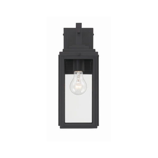 Byron 1 Light 5.25" Outdoor Sconce in Matte Black