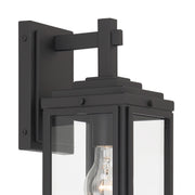 Byron 1 Light 5.25" Outdoor Sconce in Matte Black