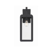 Byron 1 Light 6.5" Outdoor Sconce in Matte Black