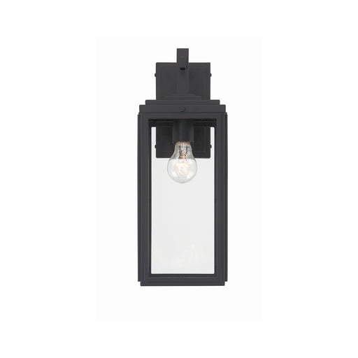 Byron 1 Light 6.5" Outdoor Sconce in Matte Black