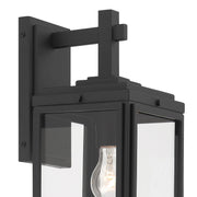 Byron 1 Light 6.5" Outdoor Sconce in Matte Black