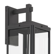 Byron 3 Light 7.5" Outdoor Sconce in Matte Black