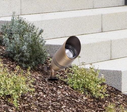 Aera 2" x 7" Landscape Spot Light in Antique Brass