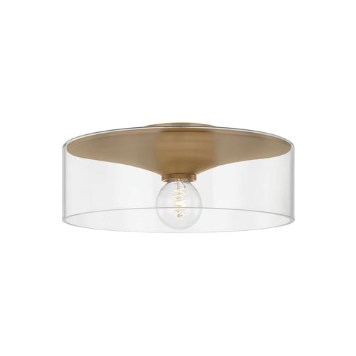 Killian Flush Mount in Patina Brass