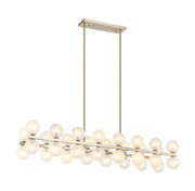 Nimbus 48" Linear Chandelier in Champagne Gold
