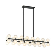 Nimbus 48" Linear Chandelier in Matte Black