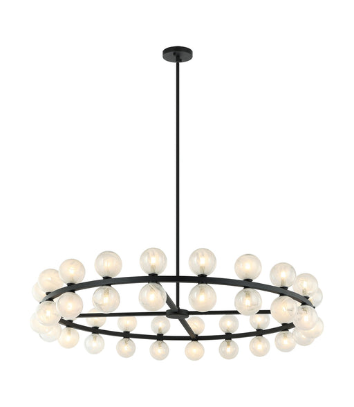 Nimbus 47.5" Round Chandelier in Matte Black
