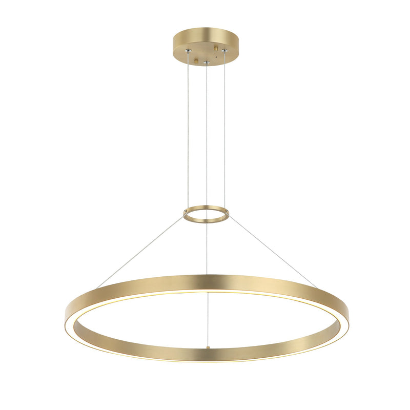 O'Hara 24" LED Pendant in Brushed Gold