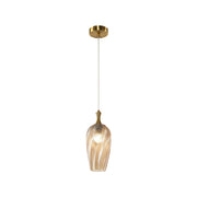 Eesha 6" Mini Pendant in Aged Gold Brass