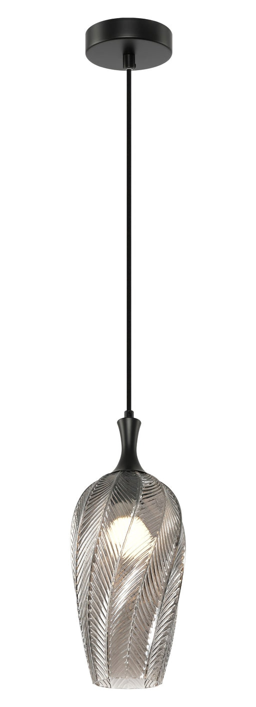 Eesha 6" Mini Pendant in Matte Black