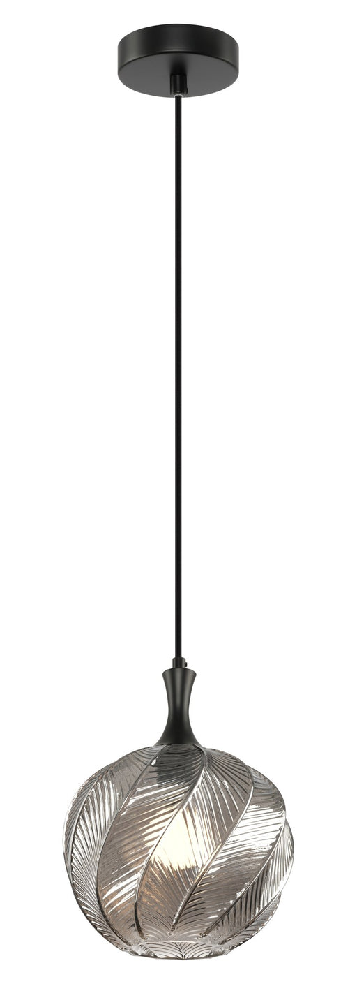 Eesha 9" Mini Pendant in Matte Black