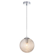 Maruna 9" Globe Mini Pendant in Chrome