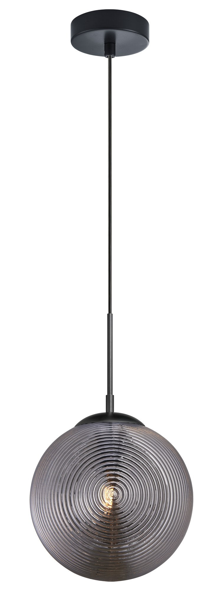 Maruna 9" Globe Mini Pendant in Matte Black