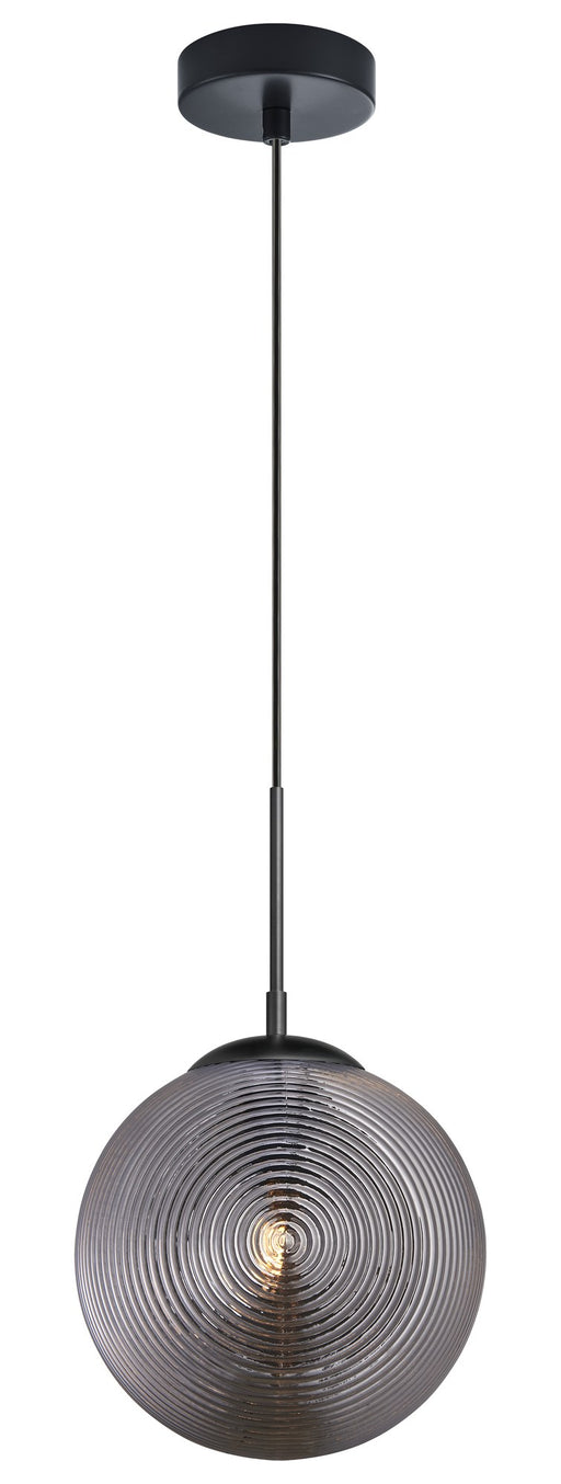 Maruna 9" Globe Mini Pendant in Matte Black