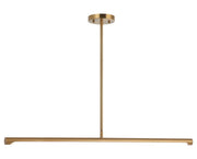 Novelle 33" LED Linear Pendant in Aged Gold Brass
