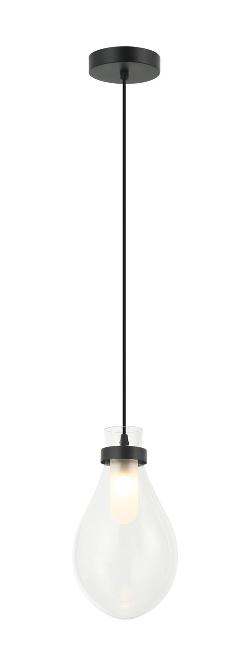 Seranna 6.5" Mini Pendant in Matte Black
