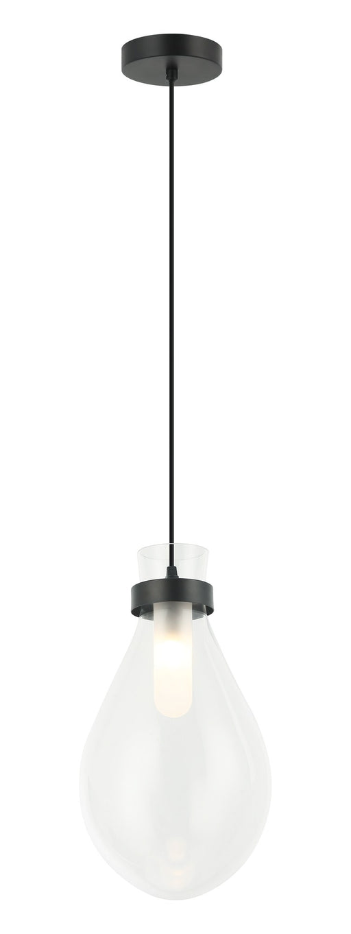 Seranna 8.5" Mini Pendant in Matte Black