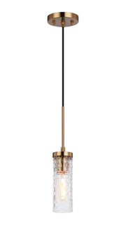 Weaver Mini Pendant in Aged Gold Brass