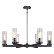 Weaver 6-Light Chandelier in Black