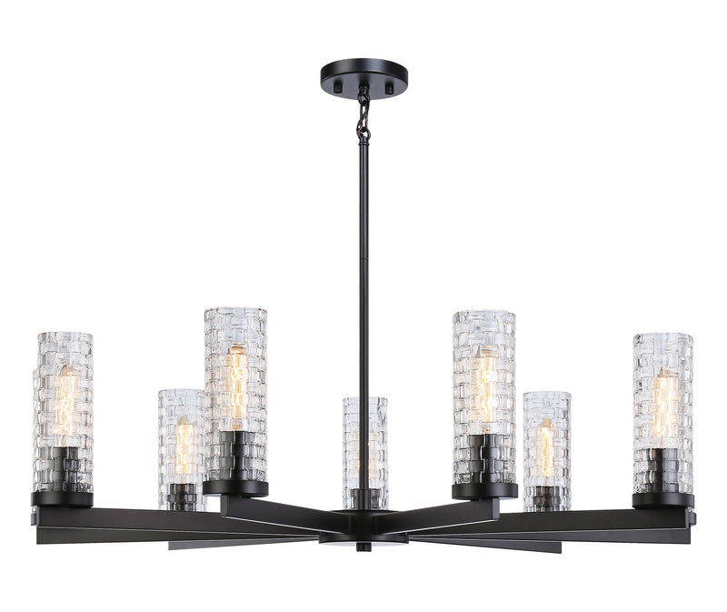 Weaver 9-Light Chandelier in Black