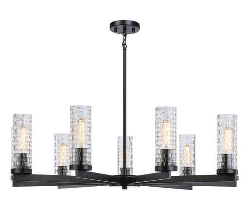 Weaver 9-Light Chandelier in Black