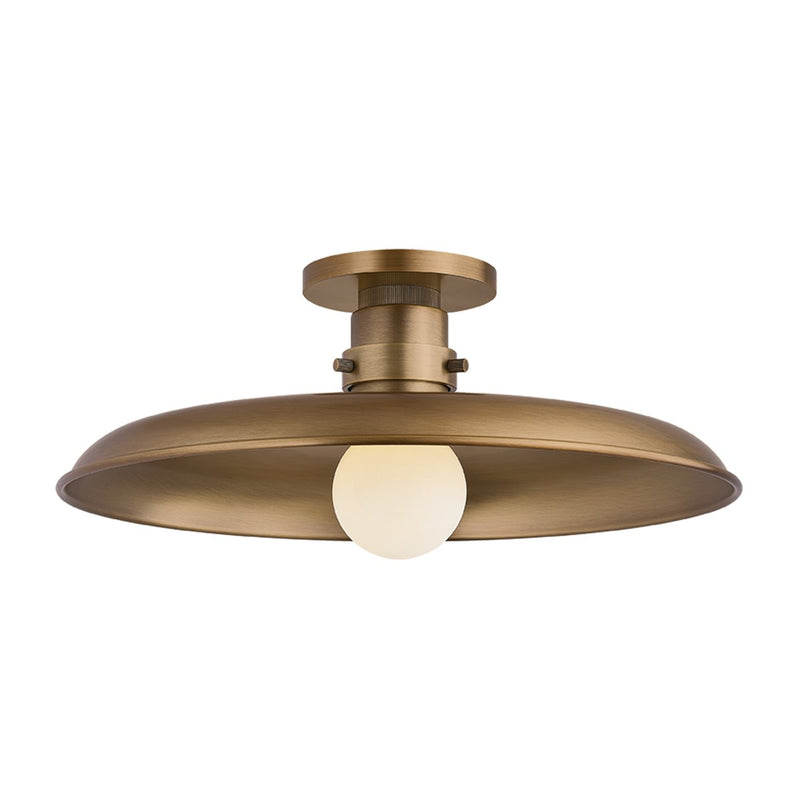 Rainhill Semi-Flush Mount in Patina Brass