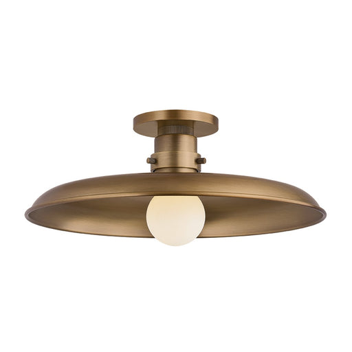 Rainhill Semi-Flush Mount in Patina Brass