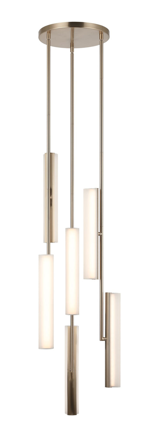 Axis 6-Light Pendant in Champagne Gold