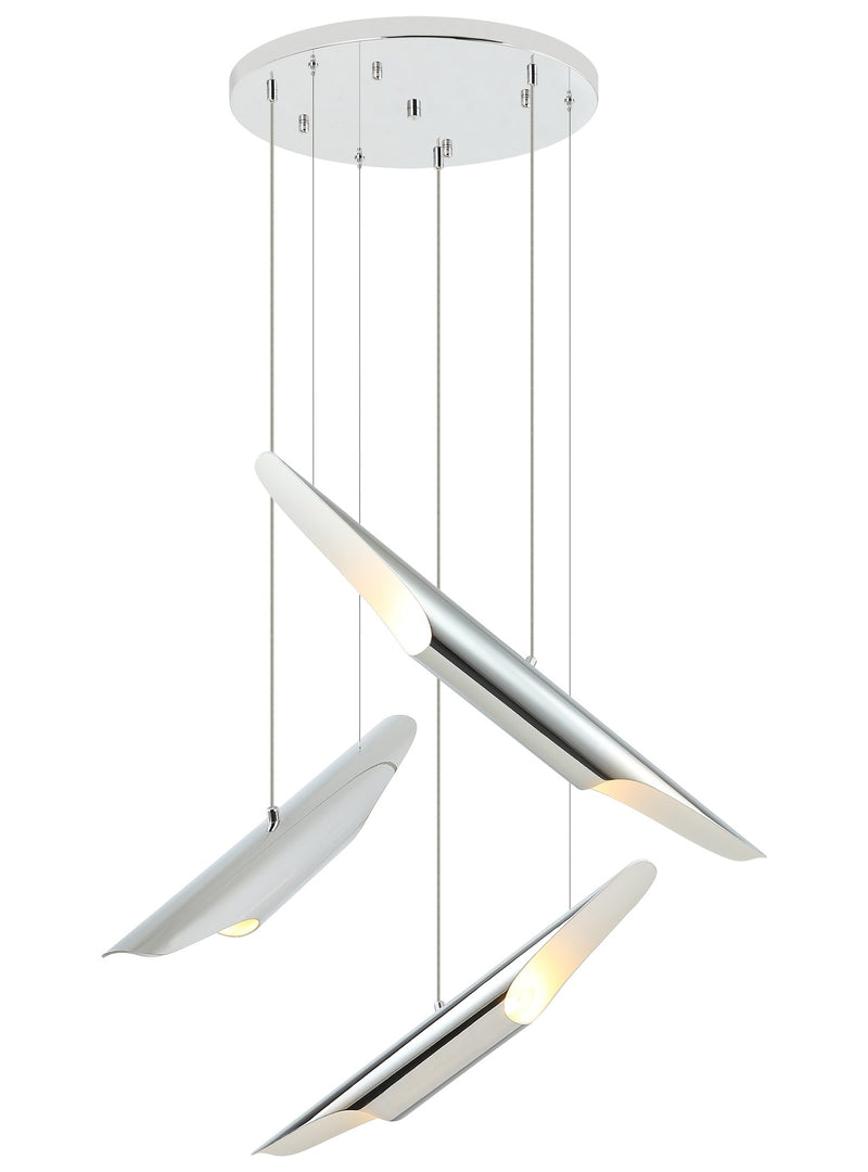 Stylus 6-Light Pendant in Chrome