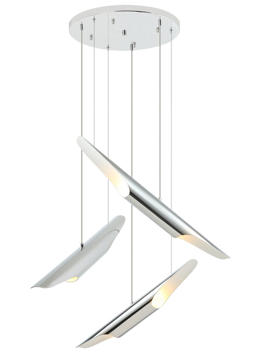 Stylus 6-Light Pendant in Chrome