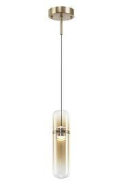 Amulet Mini Pendant in Champagne Gold