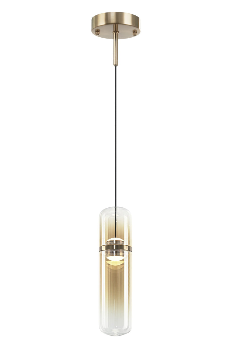 Amulet Mini Pendant in Champagne Gold