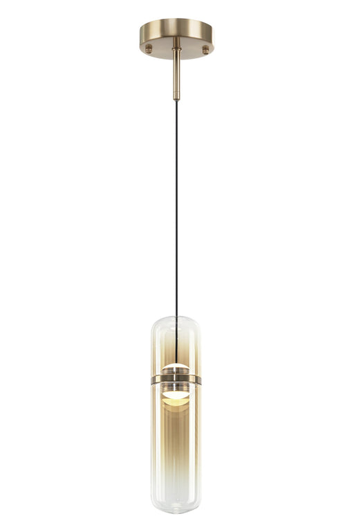 Amulet Mini Pendant in Champagne Gold