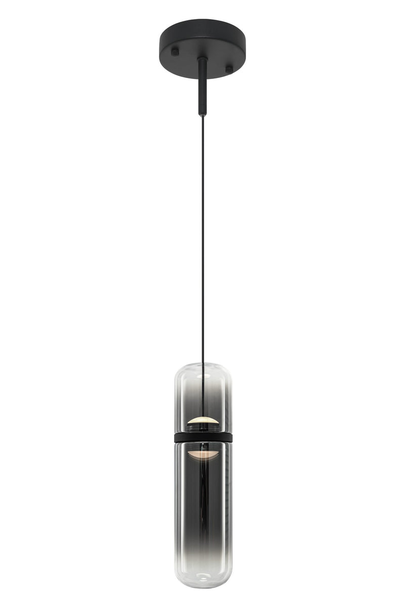 Amulet Mini Pendant in Matte Black
