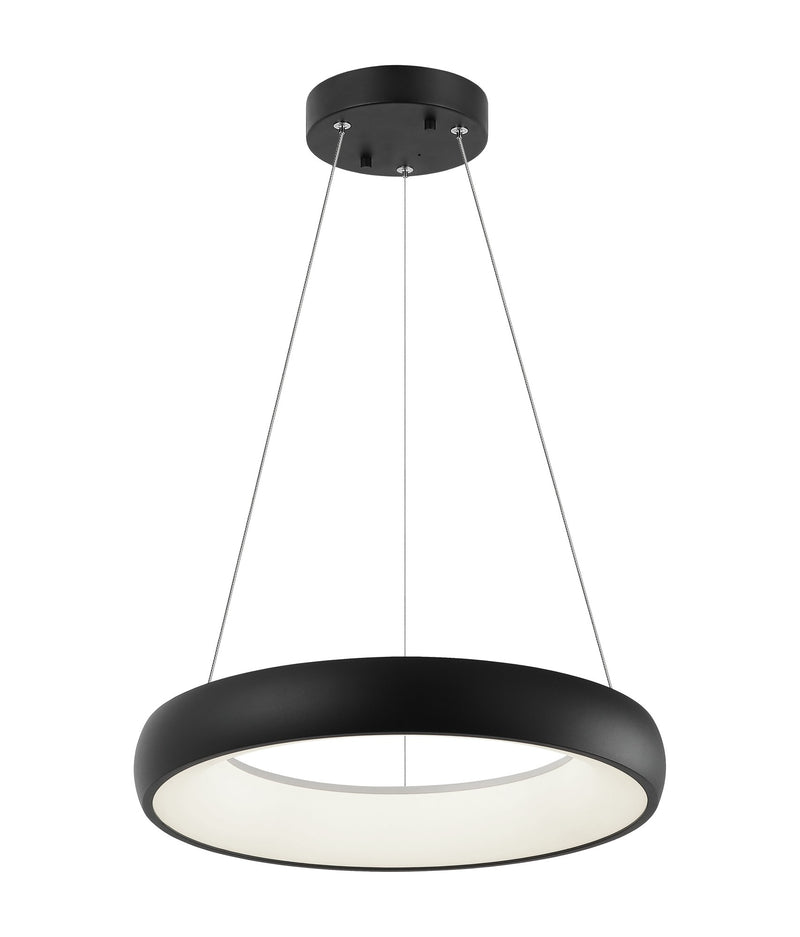 Maverick 16" LED Pendant in Matte Black