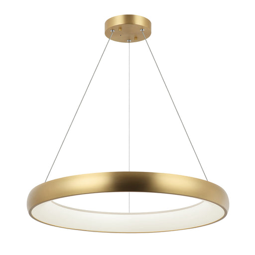 Maverick 24" LED Pendant in Brushed Gold