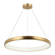 Maverick 32" LED Pendant in Brushed Gold
