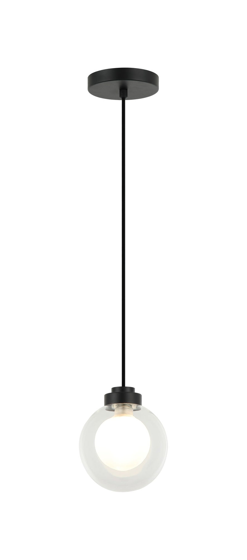 Solaris Mini Pendant in Matte Black