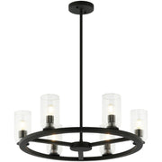 Westlock 6-Light Chandelier in Matte Black
