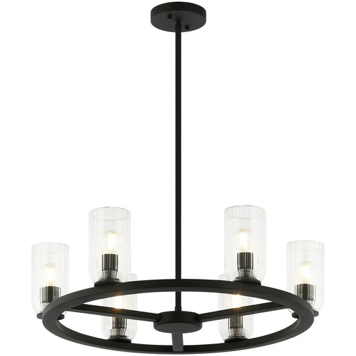 Westlock 6-Light Chandelier in Matte Black