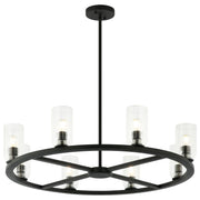 Westlock 8-Light Chandelier in Matte Black
