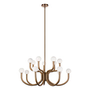 Joelle 14-Light Chandelier in Aged Gold Brass