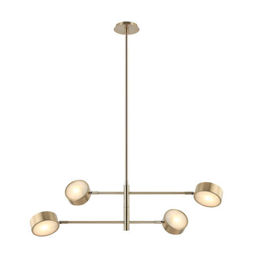 Weatherton 4-Light Chandelier in Champagne Gold